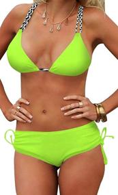 img 2 attached to 👙 UPOPBΨ Boyshort Swimsuit Bottoms: Trendy Tankini Women's Clothing & Beachwear