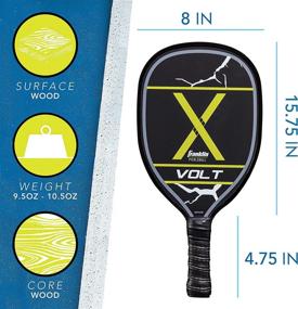 img 1 attached to 🎾 Franklin Sports Pickleball Set: 2 Wood Paddles and X-40 Balls - USAPA Approved for Ultimate Performance!