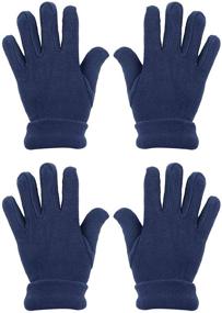 img 1 attached to 🧤 Warm and Cozy: BODY STRENTH Fleece Winter Gloves for Boys' Ultimate Comfort and Style