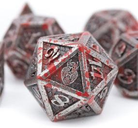 img 4 attached to 🎲 Metal DND Dice Set by HEIMDALLR