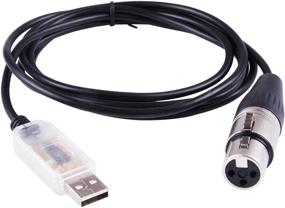 img 3 attached to 16ft USB to DMX512 3PIN XLR Interface Adapter Dongle for Computer PC Stage Lighting Controller Dimmer - USB to DMX RS485 Serial Converter Cable