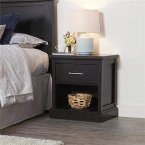 img 1 attached to 🌙 Stylish and Functional Ameriwood Home Cresthaven Nightstand in Espresso – Ideal for Any Bedroom Décor