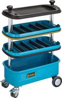 🛠️ hazet hz166n rolling tool organizer: locking, collapsible cart for efficient storage logo