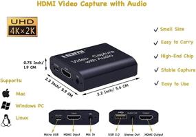 img 2 attached to 📹 Карта захвата видео DigitCont HDMI: Вывод высокой четкости 1080p для игр, стриминга и записи - низкая задержка и совместимость с OBS!