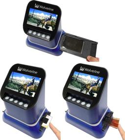 img 2 attached to 🔵 Вульверин F2D Сатурн - цифровой сканер пленки и слайдов - конвертирует 120 средний формат, 127 пленку, микрофишу, 35 мм негативы и слайды в цифровой формат - 4,3-дюймовый ЖК-дисплей, 16 ГБ SD-карта и HDMI-кабель включены - Синий.