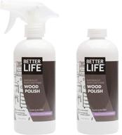 🌿 better life natural wood polish, lavender & cinnamon, 16oz (pack of 2), 24193 logo