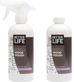 img 4 attached to 🌿 Better Life Natural Wood Polish, Lavender & Cinnamon, 16oz (Pack of 2), 24193