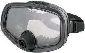 img 2 attached to 🤿 Dive into Crystal Clear Depths with Aqua Lung Pacifica Single Lens Dive Mask