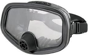 img 1 attached to 🤿 Dive into Crystal Clear Depths with Aqua Lung Pacifica Single Lens Dive Mask