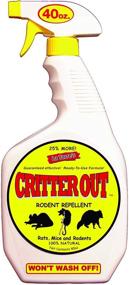 img 2 attached to 🐭 Peppermint Oil Rodent Repellent: Mouse & Rat Repellent, Effective Against Rats, Mice & Rodents Indoors & Outdoors. Safeguard Engine Wiring, Deter Nesting, and Stop Chewing. Critter Out 40oz - Ready To Use