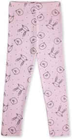 img 4 attached to Yawning Kids Comfortable Leggings Purple L: Stylish Girls' Clothing and Leggings