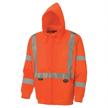 pioneer high visibility safety hoodie logo