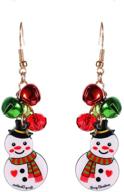 🎄 dazzling christmas ornament earrings: hypoallergenic jewelry for girls, beautifully dangling logo