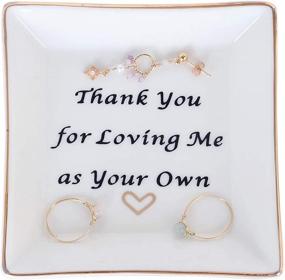 img 4 attached to 🎁 Square Trinket Tray: A Thoughtful Thank You Gift for Mom - Show Your Appreciation with a Loving Gesture - Ideal Present for Mothers, Stepmothers, and Mother-in-Laws