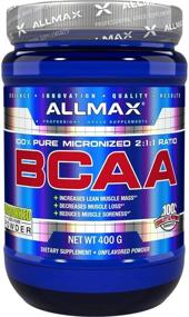 img 4 attached to 💪 ALLMAX Nutrition BCAA Порошок: Безвкусное соотношение 2:1:1, 400г - Повышает спортивные показатели