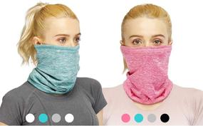 img 4 attached to Pockets Cooling Headband Bandanas Adult Blue Women's Accessories for Scarves & Wraps