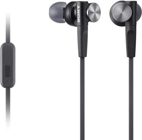 img 4 attached to 🎧 Sony MDRXB50AP Black Earbud Headphones/Headset: Enhanced Bass & Mic for Phone Calls