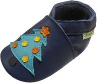 👞 sayoyo leather crawling moccasins slippers for boys' shoes logo