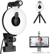 📹 acnctp 1080p webcam: pro microphone, autofocus & ring light | perfect for recording, streaming, gaming & conferencing! logo