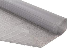 img 4 attached to 🚫 Clear Plastic Resilia Floor Protector - Easy-to-Clean Mat for Deep Pile Carpet, Ideal for Hallway, Living or Dining Rooms, 27 Inches x 6 Feet