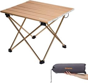 img 4 attached to KingCamp Ultra-Light Aluminium Camping Table for Adults, One Size (Unisex)