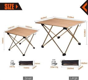 img 3 attached to KingCamp Ultra-Light Aluminium Camping Table for Adults, One Size (Unisex)