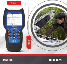 img 2 attached to 🚗 Innova 3100RS Car Code Scanner: Ultimate Car Diagnostic Tool with OBD2 Scanner, Smog Test Scan Tool, SRS & Oil Light Reset, and RepairSolutions2 App