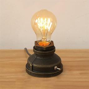img 2 attached to Steampunk винтажная ночная лампа для спальни от INJUICY