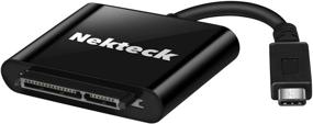 img 4 attached to 🔌 Nekteck USB-C to SATA 3.0 Cable/Adapter/Converter - for SATA III 2.5'' HDD/SSD/DVD ROM External Hard Drives [Thunderbolt 3 Compatible]