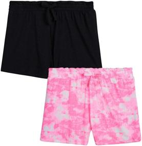 img 4 attached to 💃 Active Girls' One Step Up Shorts - Clothing Designed for Maximum Movement