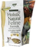 🐱 bench & field holistic natural feline formula cat food, 3-pound bags (pack of 3) логотип