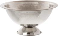 elegance hammered punch bowl: stunning 15 inch centerpiece for elegant celebrations логотип