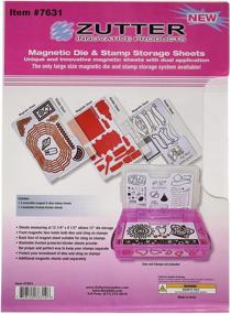 img 2 attached to Zutter Magnetic Sheets 12.25x8.5 - Pack of 3 Magnet Sheets with Dividers