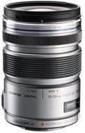 📷 olympus m.zuiko digital ed 12-50mm f3.5-6.3 ez lens: a versatile silver lens for micro four thirds cameras logo