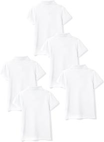 img 1 attached to 👚 Short Sleeve Girls' Interlock Uniform Clothing and Tops - Amazon Essentials Tees & Blouses