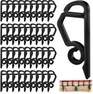 christmas light clip holiday gutter hooks weatherproof outdoor gutter clips mini plastic light hooks gutter light hanging hooks for christmas light outside decoration (black logo