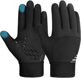 img 4 attached to Winter Running Gloves Kids Anti Slip