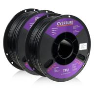 additive manufacturing products: overture flexible filament consumables for dimensional printing logo