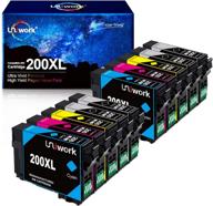 🖨️ uniwork remanufactured ink cartridge replacement for epson 200 200xl - 10 pack for wf-2540 wf-2530 wf-2520 xp-410 xp-400 xp-200 printer: high-quality affordable printing solution logo