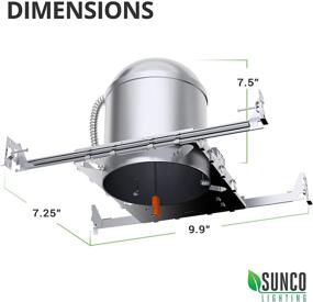 img 3 attached to 🔌 Светильники Sunco Lighting Construction: Премиум индустриальные электрические и осветительные компоненты для электриков