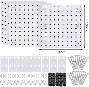 img 3 attached to 🚿 Bathroom Pegboard Organizer Accessories - Easy Installation Guide