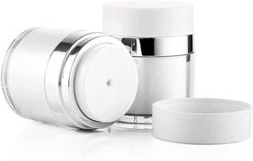 img 3 attached to Furnido Cosmetic Containers Refillable Moisturizer Travel Accessories