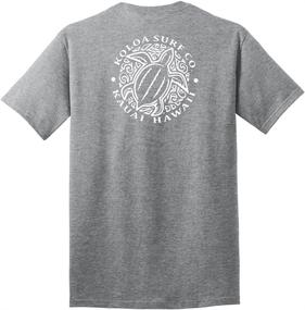 img 1 attached to 🐢 Regular, Big and Tall Cotton T-Shirts with Koloa Surf's Signature Hawaiian Honu Turtle Logo