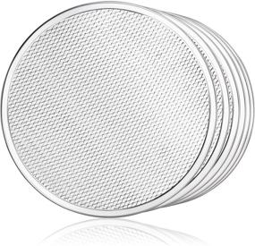 img 3 attached to 🍕 Professional-grade Aluminum Pizza Baking Screen Set - 12-Inch, Pack of 6 - Seamless Design