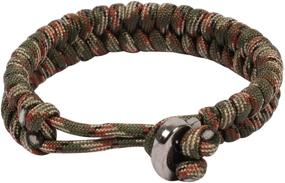 img 1 attached to 🐟 The Friendly Swede Fish Tail Paracord Survival Bracelets: Adjustable Size, Metal Clasp, 2-Pack - Fits 7”-8.5” (18-22 cm) Wrists