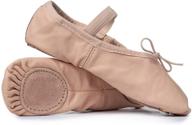 🩰 premium adult leather split-sole ballet shoes t2700 - flexible and stylish dance footwear for maximum comfort logo