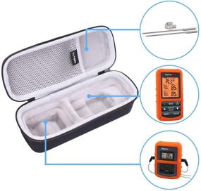 img 1 attached to 🔥 Durable Black LTGEM EVA Hard Case for ThermoPro TP20/TP08S/TP07 Meat Thermometer