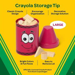 img 2 attached to 🖍️ Crayola Razzmatazz Large Storage Container - 5-1/2 x 12 Inches (20050214)