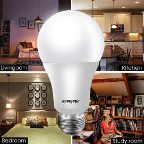 img 3 attached to 💡 High-Energy 4-Pack A19 LED Light Bulb