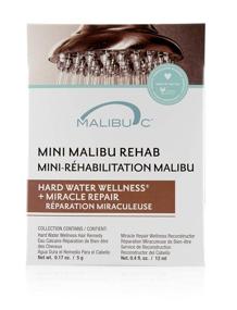 img 3 attached to Оживите свои волосы с помощью набора Mini Rehab Malibu C: обязательное решение для ухода за волосами.
